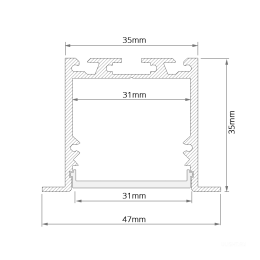 Световой профиль HOKASU S35 IN