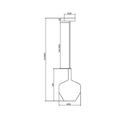 Подвесной светильник Maytoni Duality MOD271PL-01B4