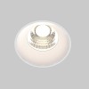 Встраиваемый светодиодный светильник Maytoni Round DL058-7W4K-TRS-W