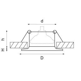 Встраиваемый светильник Lightstar Levigo 010027