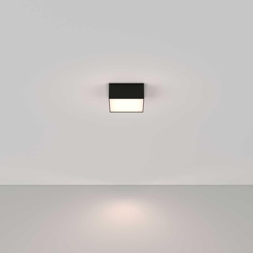 Потолочный светодиодный светильник Maytoni Technical Zon C032CL-12W4K-SQ-B