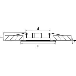 Встраиваемый светильник Lightstar Teso fix 011077
