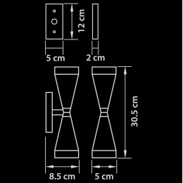 Настенный светильник Lightstar Punto 807624