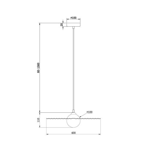 Подвесной светильник Freya Jovian FR5390PL-01B
