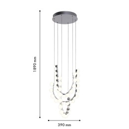 Подвесной светодиодный светильник Favourite Helmet 4589-4P