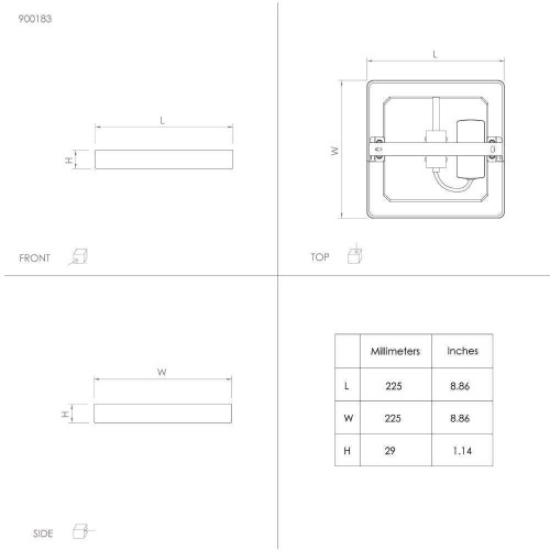 Потолочный светодиодный светильник Eglo Fueva 5 900183
