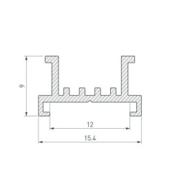 Основание для ленты Arlight SL-Line-2522-2500 033415