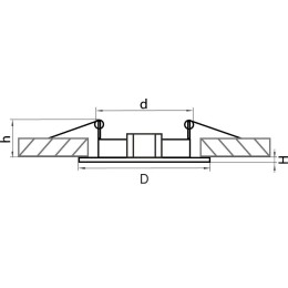 Встраиваемый светильник Lightstar Lega 16 011017