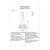 Подвесная светодиодная люстра Kink Light Ранни 08037-90,37