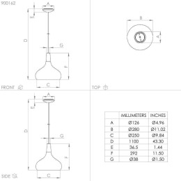 Подвесной светильник Eglo Sabinar 900162