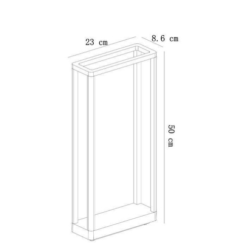 Уличный светодиодный светильник Arte Lamp Hassaleh A3374PA-1BK