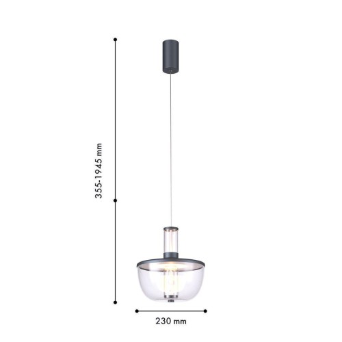 Подвесной светодиодный светильник Favourite Flaska 4312-1P