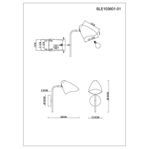 Бра Evoluce Satta SLE103601-01