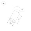 Корпус светильника Arlight SP-Polo-Surface-Flap-R65 024383(1)