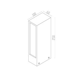 Уличный светодиодный светильник Maytoni Hof O422FL-L6GF