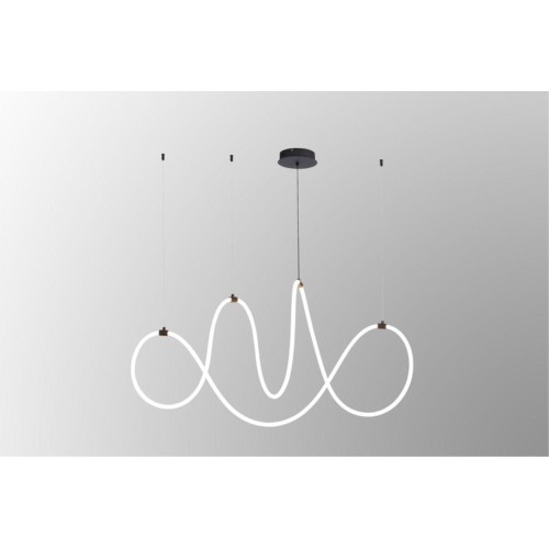 Подвесной светодный светильник Arte Lamp Klimt A2850SP-80BK