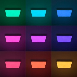 Потолочный светодиодный светильник с пультом ДУ Citilux Купер RGB Белый CL724K95G0