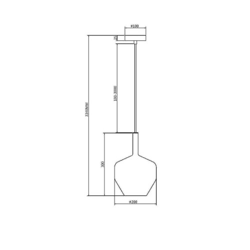 Подвесной светильник Maytoni Duality MOD271PL-01B6