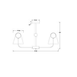 Потолочная люстра Freya Doublety FR5382PL-05BS