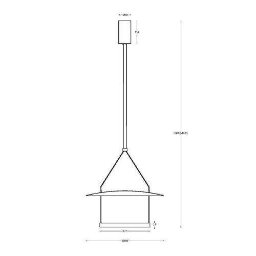 Подвесной светодиодный светильник Maytoni Ambience MOD280PL-L30B3K
