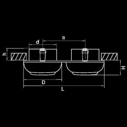 Встраиваемый светильник Lightstar Ocula 011834