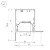 Коннектор L-образный внешний Arlight SL-Linia55-Fantom-EDGE 030137
