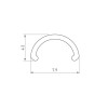 Рассеиватель Arlight ARH-Round-D8-2000 Round Opal 036326
