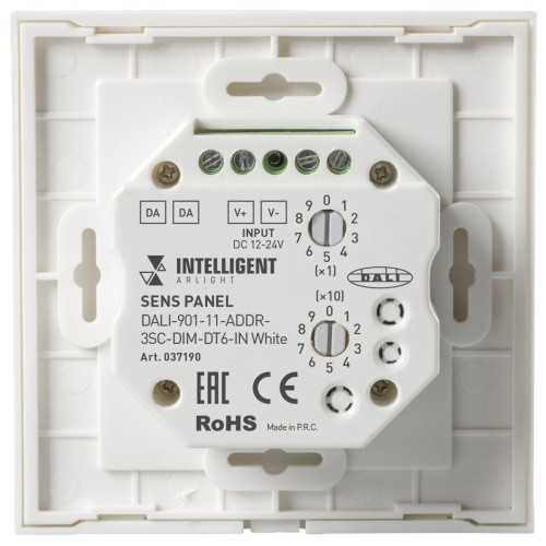 Панель управления Arlight Dali-901-11-ADDR-3SC-Dim-DT6-IN White 037190