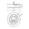 Потолочный светодиодный светильник Freya Zoticus FR6005CL-L36G