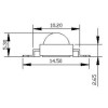 Мощный светодиод Arlight ARPL-3W-BCX45 White (arlight, Emitter) 020512