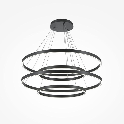 Подвесной светодиодный светильник Maytoni Rim MOD058PL-L174BK